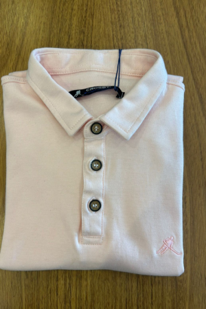 polo trad. infantil suedine rosa claro