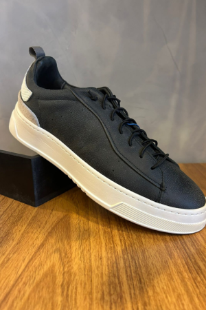 SAPATO CASUAL SOFT WAY COURO CROSBY - AZUL MARINHO