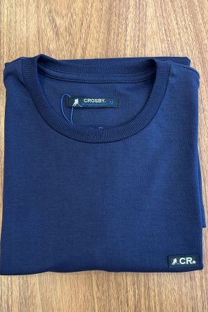 T-shirt tradicional pima cor marinho
